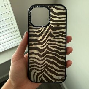 Casetify iPhone 16 Pro Max Megsafe Case - Zebra Brown